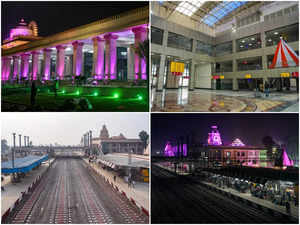 Ayodhya Dham railway station with airport-like amenities​