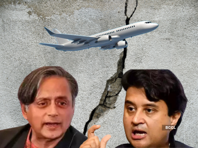 Scindia takes on Shashi Tharoor after Congress leader targets aviation ministry over airport chaos