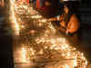 Ram Mandir: Devotees light up Saryu River ghaat with diyas; see pics