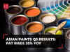 Asian Paints Q3 Results: PAT rises 35% YoY to Rs 1,448 cr