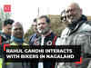 Bharat Jodo Nyay Yatra: Congress leader Rahul Gandhi interacts with bikers in Nagaland’s Mokokchung