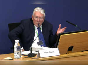 A video grab from footage broadcast by the Post Office Horizon IT Inquiry shows former Fujitsu Project Manager and Operations Team Manager, Post Office Account Security Team, Peter Sewell, giving evidence to the Post Office Horizon IT Inquiry in central London on January 18, 2024.