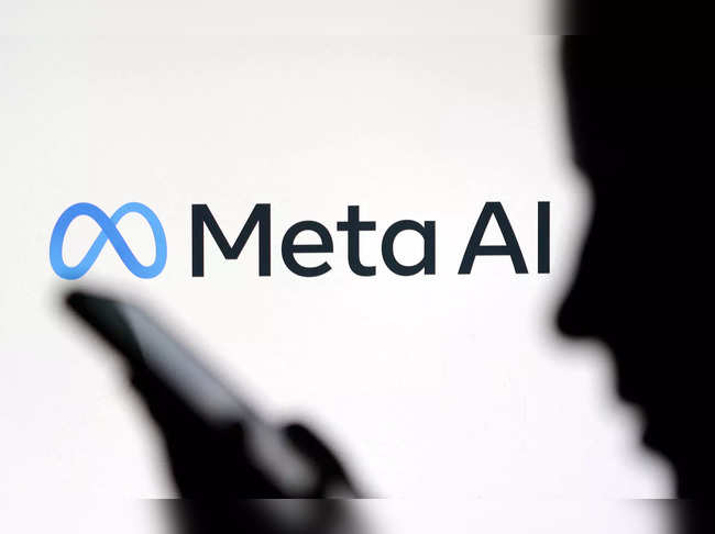 FILE PHOTO: Illustration shows Meta AI logo