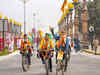 Skating, cycling, walking: How devotees are reaching Ayodhya for Ram Mandir inauguration