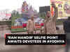 ‘Ram Mandir’ selfie point awaits devotees at Ayodhya’s Lata Mangeshkar Chowk