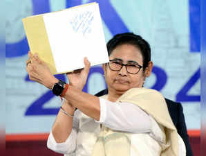 Kolkata, Jan 18 (ANI): West Bengal CM Mamata Banerjee during the inauguration of...
