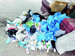 Stop dumping! Dangerous bio-medical waste ahead