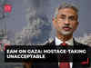 EAM Jaishankar on Gaza War: Hostage-taking unacceptable, must seek a 2-state solution | NAM Summit