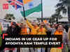Ram Mandir inauguration: Indian community holds car rally in London; Maha aarti performed