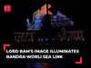 Ayodhya Ram Mandir: Mumbai's Bandra-Worli sea link lit up ahead of Pran Pratishtha ceremony, watch!