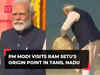 PM Modi visits Ram Setu's origin point in Tamil Nadu ahead of 'Pran Pratishtha' in Ayodhya