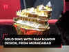 Watch: 18 carat gold ring with Ram Mandir design worth Rs 1,25,000, from Moradabad