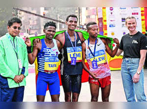Ethiopian Runners Dominate Mumbai Marathon