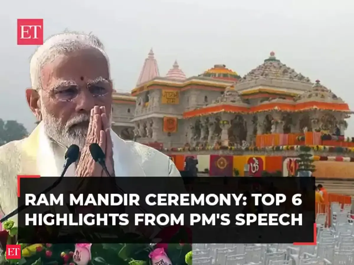 From 'Ram has arrived' to 'Ram is India's faith', top 6 highlights from ...