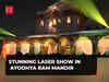 Ayodhya: Stunning laser show at Ram Mandir and Saryu Ghat after 'Pran Pratishtha' of Ram Lalla