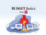 What is the budget gap? How does the government fill it? 1 80:Image