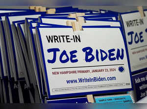 Write-in campaign supporting U.S. President Biden prepares for New Hampshire primary election, in Hooksett