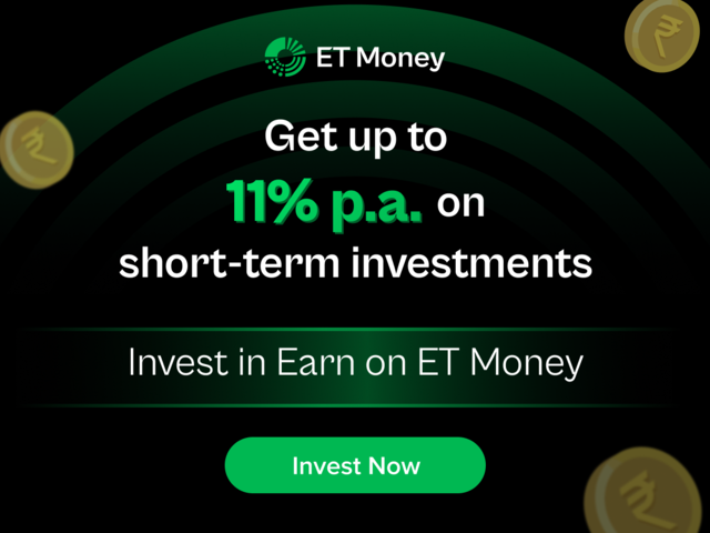 Invest with 'Earn on ET Money' and receive returns of up to 9.5% p.a