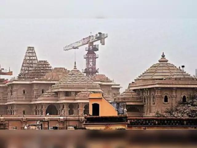 Half constructed Ram temple