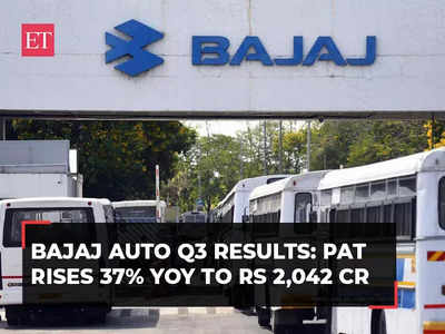 Bajaj Auto Q3 Results: PAT jumps 37% YoY to Rs 2,042 crore; revenue up 30%