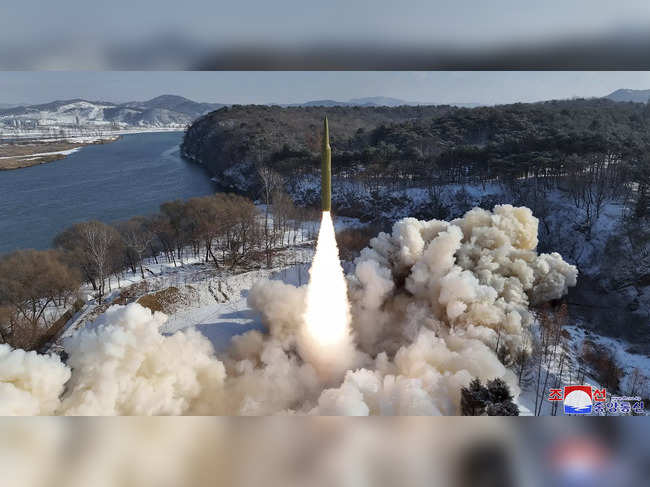 north korea missile AP