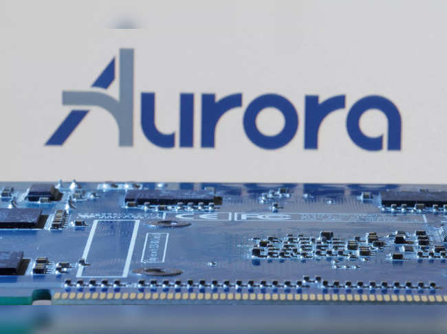 Illustration shows Aurora Innovation logo
