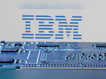 Illustration shows IBM logo
