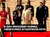 R-day 2024: President Murmu, French President Macron at Kartavya Path