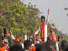 Maratha protesters demonstrate near CSMT; traffic affected