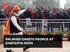 75th Republic day parade: PM Modi breaks protocol, greets people at Kartavya Path