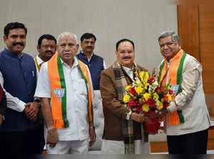New Delhi, Jan 25 (ANI): Former Karnataka Chief Minister Jagadish Shettar rejoin...
