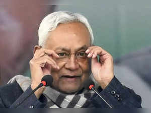 Patna: Bihar Chief Minister Nitish Kumar during birth centenary celebrations of ...
