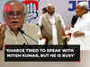 Bihar political turmoil: Kharge tried to speak to Nitish but he was busy, says Jairam Ramesh