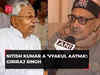 Bihar political turmoil: Giriraj Singh says Nitish Kumar a 'Vyakul aatma' amid JDU-BJP alliance