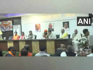 Amid political drama, BJP legislative party meeting underway in Bihar