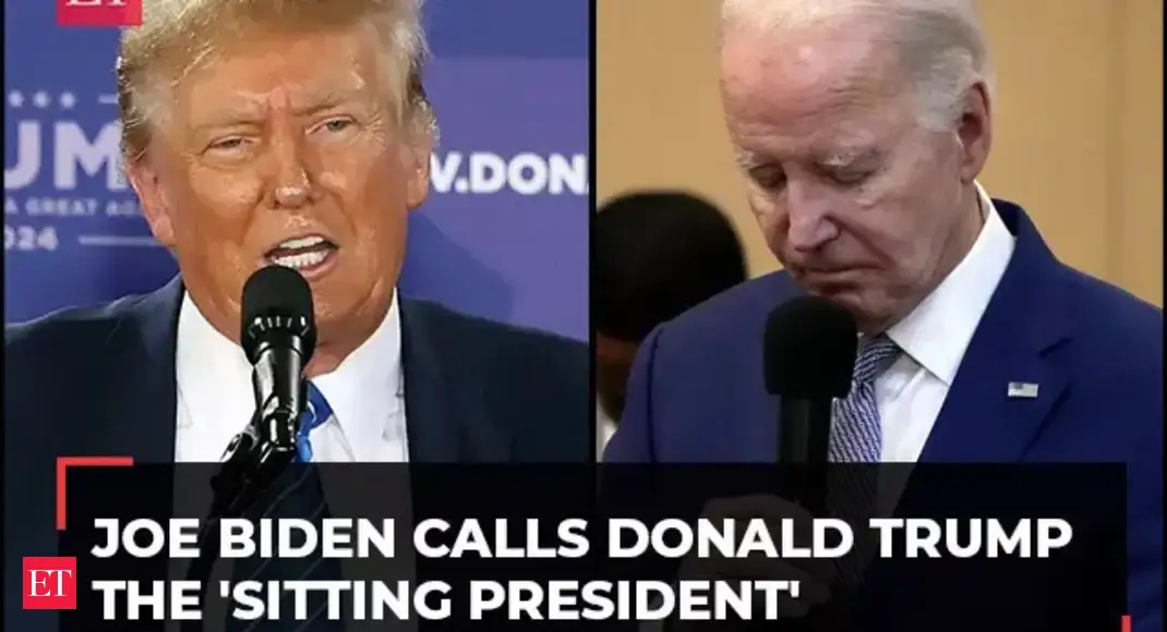 Joe Biden calls Donald Trump the 'sitting President'
