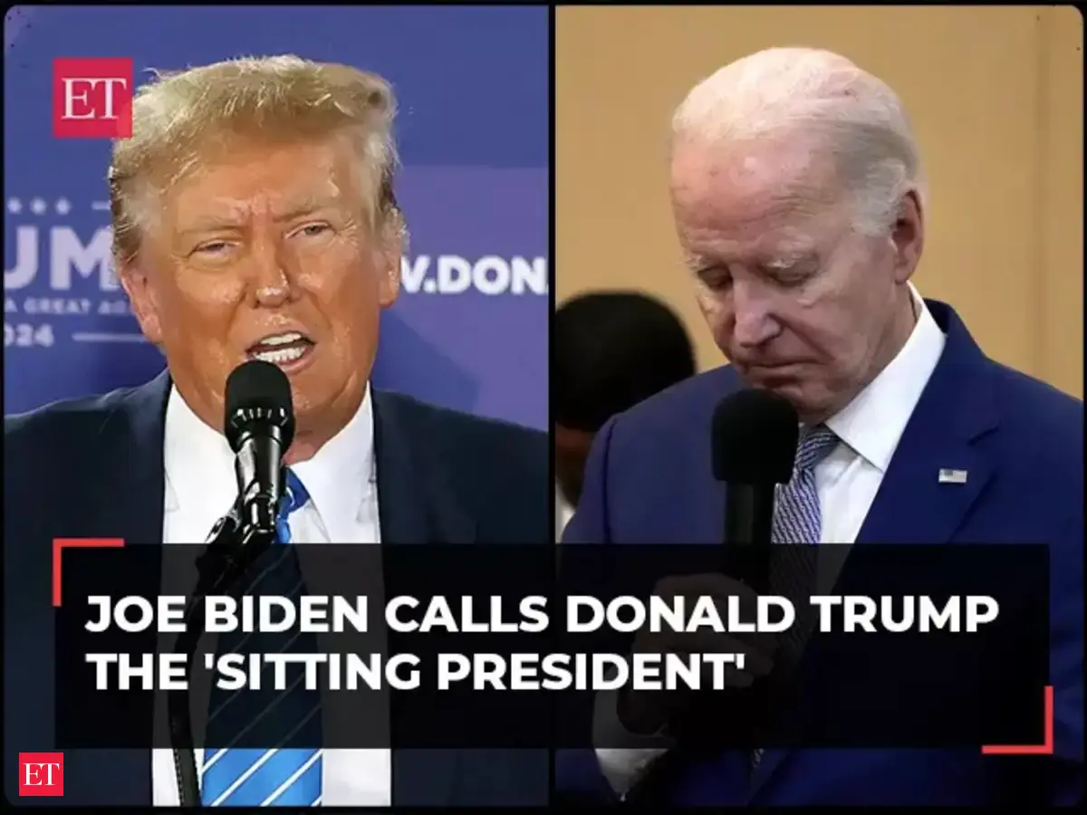 Joe Biden calls Donald Trump the 'sitting President'