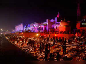 Inauguration day of the Hindu Lord Ram temple in Ayodhya