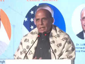 "Anyone who shows eyes to us will face consequences...this is a powerful India": Rajnath Singh