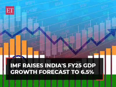 IMF raises India's FY25 GDP growth forecast to 6.5%