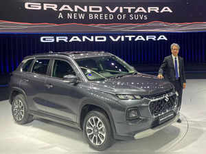 FILE PHOTO: Global launch of Grand Vitara SUV in Gurugram