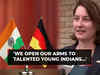 German Secy of State at Federal Foreign Office: 'We open our arms to talented young Indian workers…'