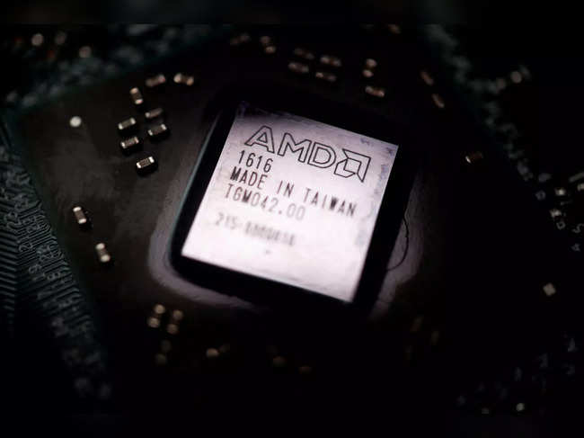 FILE PHOTO: Illustration picture of AMD chip