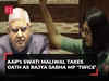 When Rajya Sabha Chairman Dhankar made former DCW chief Swati Maliwal re-take the oath