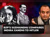 BJP’s Sudhanshu Trivedi compares Indira Gandhi to Adolf Hitler