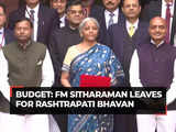 Budget 2024: FM Nirmala Sitharaman leaves for Rashtrapati Bhavan 1 80:Image