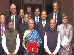 Interim Budget 2024: Finance Minister Nirmala Sitharaman carries 'bahi-khata'