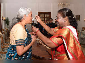 President Murmu extended her best wishes to the Union Finance Minister