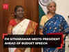 Budget 2024: FM Nirmala Sitharaman meets President Murmu before arrival in Parliament