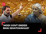 FM Nirmala Sitharaman hits out at opposition in Budget speech: 'Modi govt ended bhai-bhatijawaad' 1 80:Image